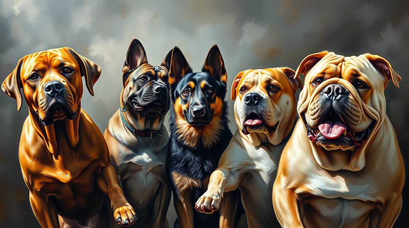 What Are the Top 5 Dogs in America Labrador Retriever, French Bulldog, German Shepherd, Golden Retriever, and Bulldog